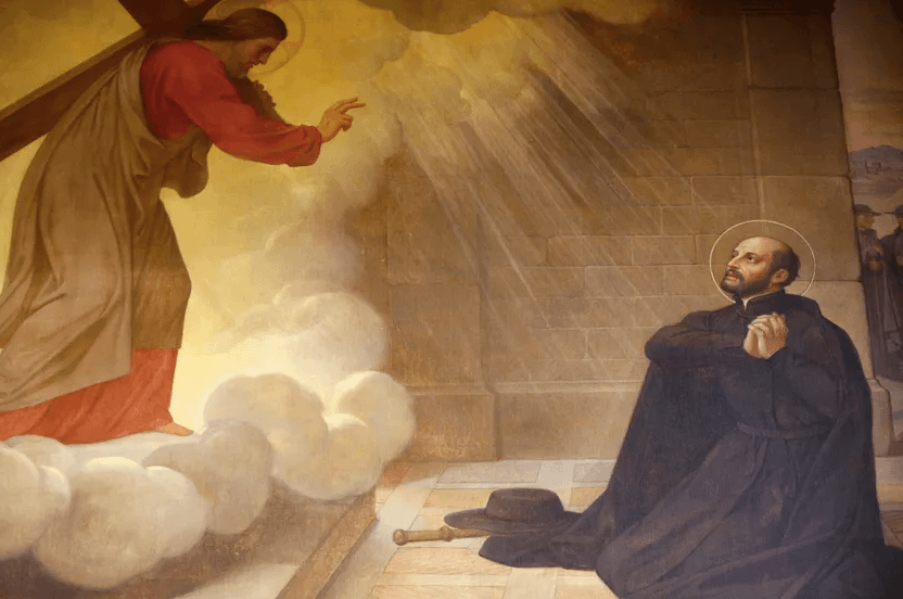 Ignace de Loyola, fondateur des jésuites. Peinture anonyme, église des jésuites Saint-Ignace à Paris. Crédits : Getty