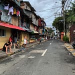 Bidonville à Manille